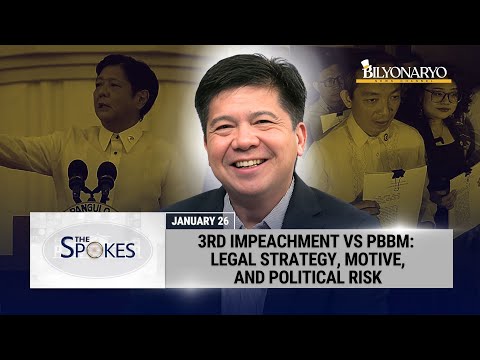 The Spokes: Inside The Third Impeachment Complaint Against PBBM | Mike Defensor