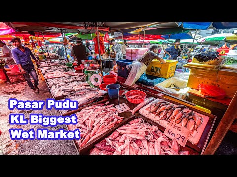 Uma experiência completa de cheiros e cores intensas. Pasar Pudu, o maior mercado úmido de Kuala Lumpur