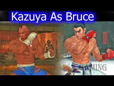 Kazuya Mishima With Bruce Irvin Moves Gameplay Tekken 6 (Requested)