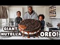 We Tried Making The Biggest Nutella Oreo Ever