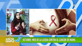 Octubre, mes de la lucha contra el cáncer de mama
