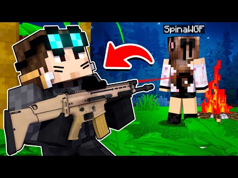 SFIDO I MIEI AMICI con le PISTOLE GIOCATTOLO su MINECRAFT!!