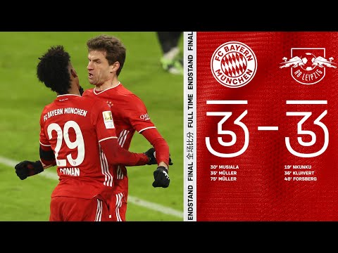 Highlights FC Bayern vs. RB Leipzig 3-3 | Bundesliga