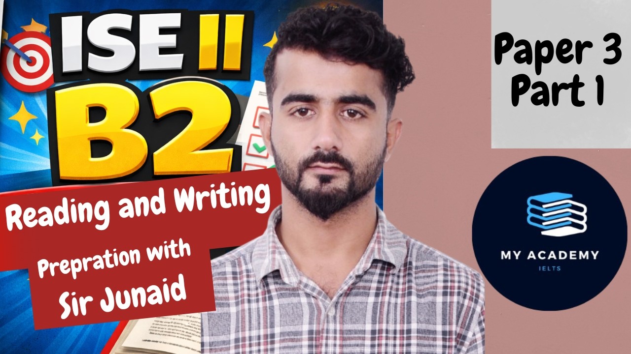 ISE II B2 Reading & Writing Test 3 Part 1 📚 | Easy Answers + Tips 💯🔥