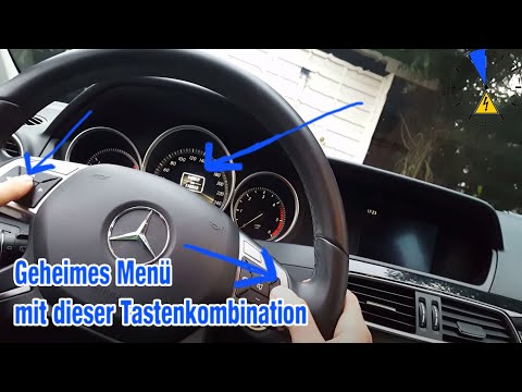 W204 C Class secret menu voltage chassis number software version read