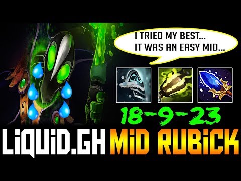 GH-GOD MiD Lane Rubick - INTENSE 3 Kills Per Minute NONSTOP Team Fights | DotA 2 Pro MMR Gameplay