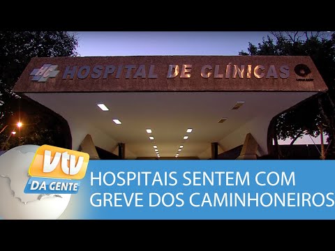 Hospitais sentem impacto da greve dos caminhoneiros