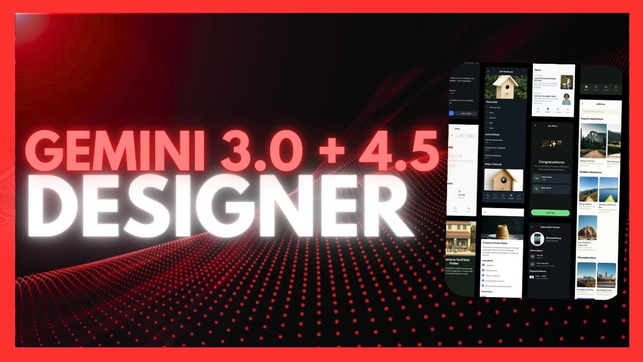 Gemini 3.0 Pro + Claude Opus Designer Is INSANE! Build Beautiful Websites and Apps In Minutes!