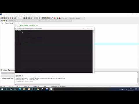 01 Linguaggio C: Introduzione, ambiente di sviluppo DevC++ e output.
