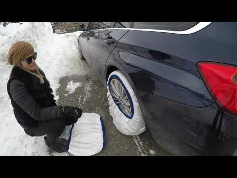 ISSE Textile Snow Chains in action!