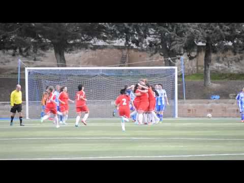 Gol de Sarai. C.D. Izarra 0-1 UNAV (28-02-2015) Liga Regional Navarra Femenina