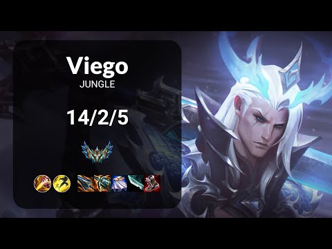 Viego vs Nidalee JUNGLE - KR CHALLENGER Patch 14.21