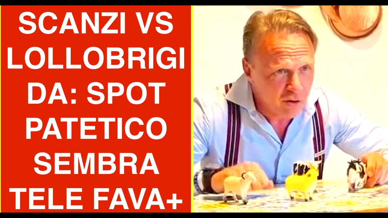 SCANZI VS LOLLOBRIGIDA: PATETICO SEMBRA TELE FAVA+