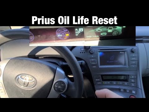 Wie man die Wartungsmeldung beim Toyota Prius (Baujahr 2013) zurücksetzt