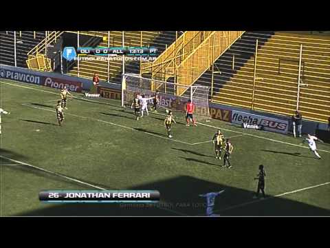 Gol de Ferrari. Olimpo 0 - All Boys 1. Fecha 4. Torneo Inicial 2013. Fútbol Para Todos