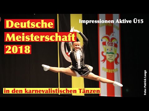 German Championship in Carnival Dance Sport 2018 - Active Over 15s - Impressions