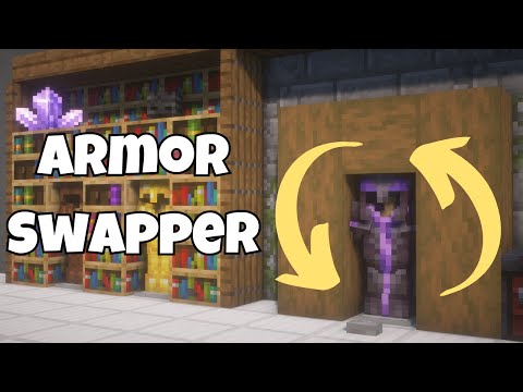 How to Build an EASY Armor Stand Swapper | Minecraft 1.20+