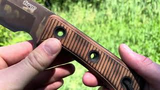 TRC Apocalypse // Torched Natural Canvas Micarta! - Bushcraft Canada