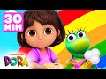 Dora And Isa Find The Colors Of The Rainbow 3 30 Minutes Dora Friends