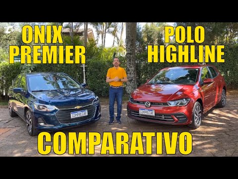 Comparativo: Polo Highline 2023 x Onix Premier 2023 - Qual é melhor?