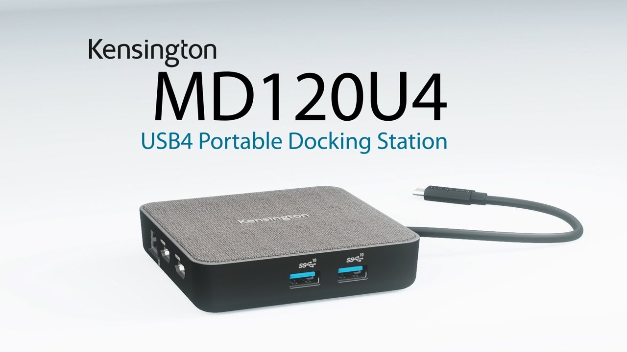 MD120U4 USB4 Portable Docking Station - 100W Pass Through Charging - HDMI