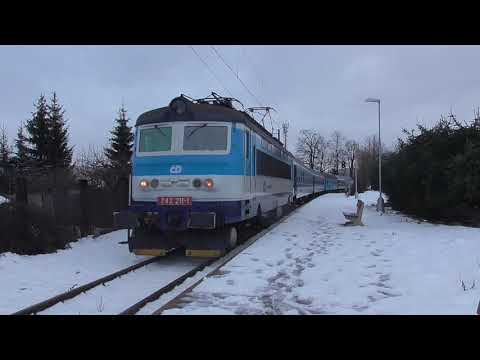 Plecháč 242.211 - R 666 ,,Rožmberk" - Jihlava-Staré Hory - 6.1.2019
