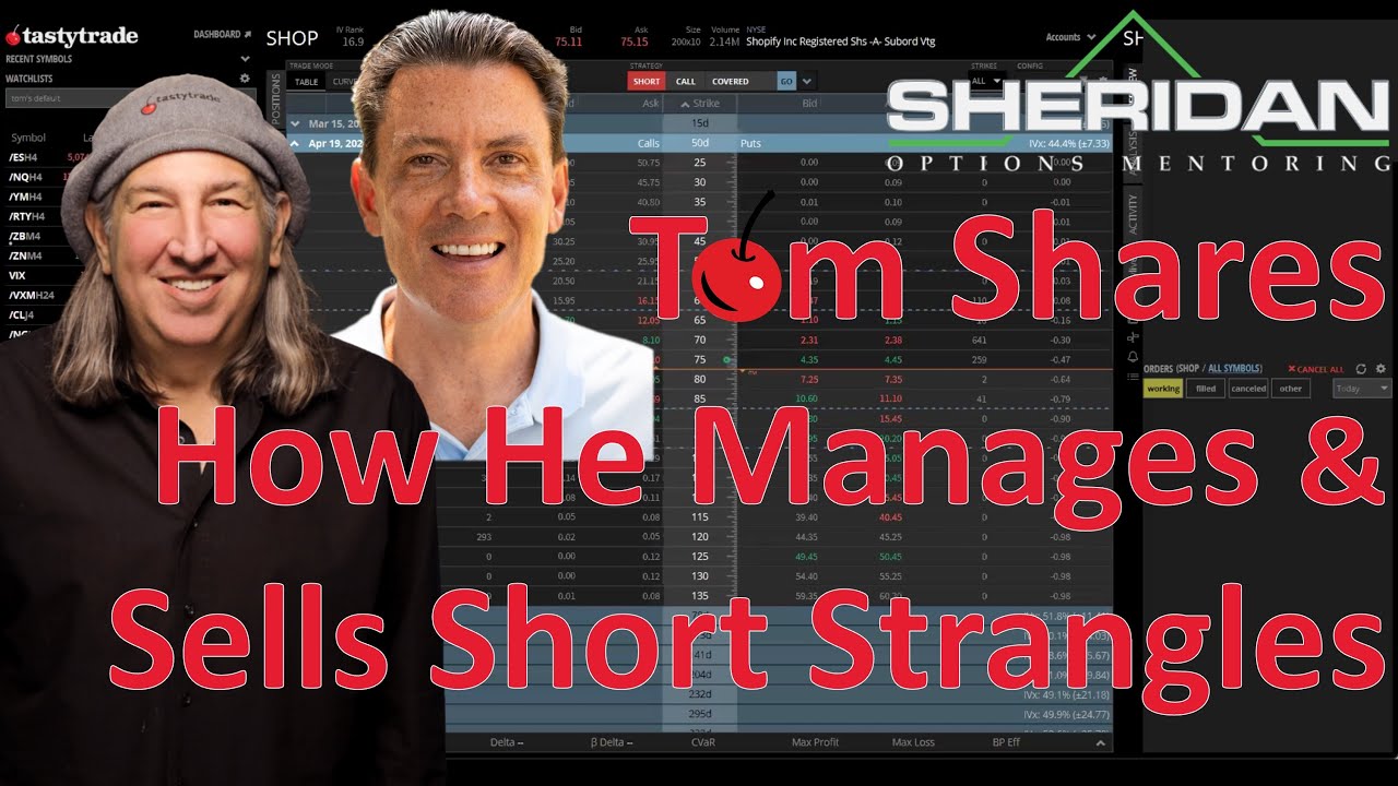 Dan talks with Tom on How He Manages & Sells Short Strangles