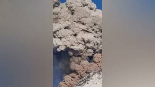Volcano erupting LIVE