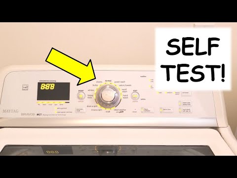 Self Diagnostic Test - Maytag Bravos Washer