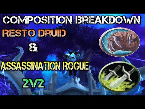 How To: Resto Druid / Assassination Rogue 2v2 ft. Palumor - WoW Shadowlands 9.0.5