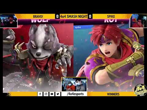 SSBU - 4o4 Smash Night 8 - Bravo! (Wolf) vs Kuma| Spike (Roy) - Winners Round 2