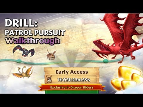 Drill: Patrol Pursuit - Gauntlet Event Walkthrough | Dragons: Rise of Berk