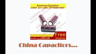 Стоит ли заказывать конденсаторы в Китае!? 400V 220µF распаковка и обзор