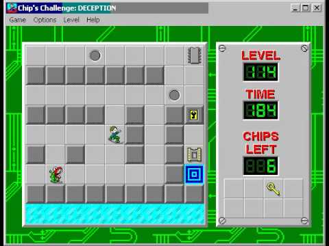 Chip's Challenge 1 Level 114 (Deception) - 172 seconds