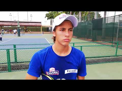 Álvaro Guillén ECU previo a gira ITF Junior