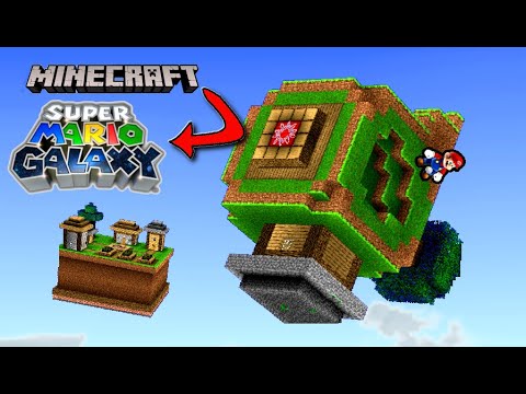 Minecraft in Super Mario Galaxy [Custom Level]
