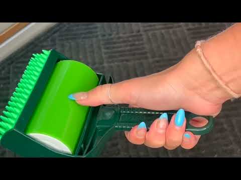 Bleib dran! Roller Deluxe Set, Tierhaarentferner, waschbarer und wiederverwendbarer Fusselroller für