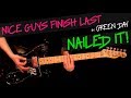 Nice Guys Finish Last Green Day Guitar Cover By GV