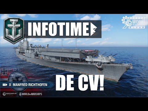 Deutsche Flugzeugträger im Supertest! Es geht los! - World of Warships | [Info] [Deutsch] [60fps]