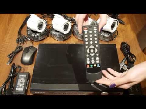 Kit Supraveghere Video AHD Eyecam 4 Camere + DVR Model EC-AHDKIT4002 - www.1cctv.ro