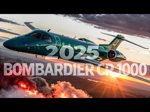 2025 Bombardier CRJ1000 Ist dies der ultimative Regionaljet, der jemals von Bombardier gebaut wur...