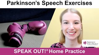 Parkinson’s Speech Exercises: BOXING