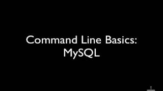 Command Line Basics 13: Using MySQL from Command Line