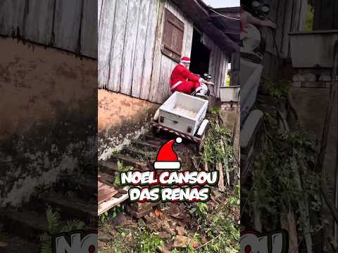 Expectativa: Chaminé. Realidade: Triciclo e Janela. 🚲🎅🏻