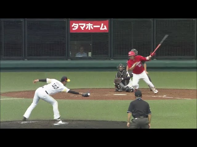 【ファーム】素早い反応!! ホークス・大竹 ピンチの場面でダブルプレーを奪う!! 2018/6/7 H-C(ファーム)
