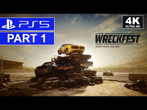 Wreckfest | Part 1 | PS5 Walkthrough | [4K, HDR]