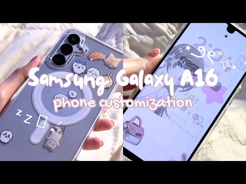 ౨ৎ full phone customization ˖ ࣪⊹ Samsung Galaxy A16 Gray