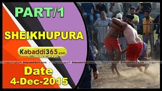 (1) Sheikhupura(Ludhiana) Kabaddi Tournament 4 Dec 2015