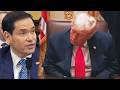 Secy Of State CONFRONTED DENIES Trump Is Asleep