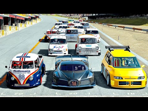 Bugatti Black Devil VGT vs Supervans Monster at Nurburgring GP